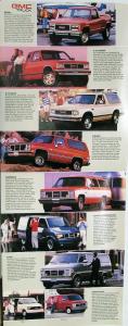 1988 GMC Truck Pickups Vans Jimmy Suburban Sales Brochure Folder Original