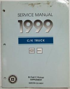 1999 GMC Chevrolet C/K Truck Bi-Fuel C Pickup Supplement