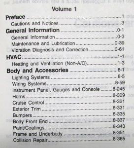 1998 GMC Chevrolet Medium Duty Truck B7 Chassis Service Manual - 3 Vol PRELIM