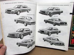 1980 Chrysler Dodge Plymouth Service Shop Repair Manual Set Cordoba Aspen Volare