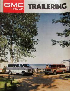 1988 GMC Truck Van Cab & Chassis Trailering Requirements Sales Brochure Original