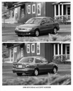 1998 Hyundai Accent 4-Door Press Photo 0013