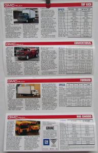 1988 GMC Truck Medium Duty Conv Top Kick Fwd Sch Bus Chassis Sales Folder MAILER