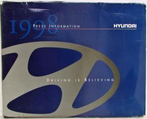 1998 Hyundai Media Information Press Kit - Tiburon Sonata Elantra Accent