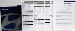 1998 Hyundai Media Information Press Kit - Tiburon Sonata Elantra Accent