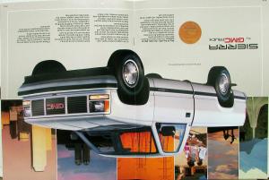 1988 GMC Sierra Pickup Truck for Commercial and Personal Use Sales Brochure Orig