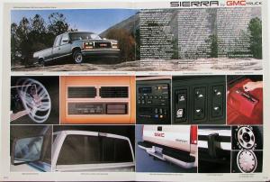 1988 GMC Sierra Pickup Truck for Commercial and Personal Use Sales Brochure Orig