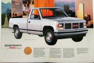1988 GMC Sierra Pickup Truck for Commercial and Personal Use Sales Brochure Orig