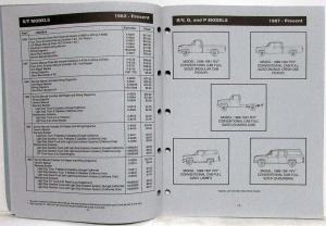 1992 GMC Truck Service Publications Catalog