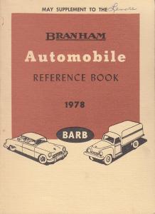 1978 Branham Automobile Reference Book - May Supplement