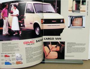 1988 GMC Van Cab & Chassis F/C Model Trucks Sales Brochure Original