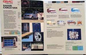 1988 GMC Van Cab & Chassis F/C Model Trucks Sales Brochure Original