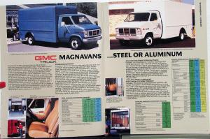 1988 GMC Van Cab & Chassis F/C Model Trucks Sales Brochure Original