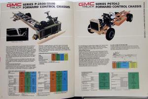 1988 GMC Van Cab & Chassis F/C Model Trucks Sales Brochure Original