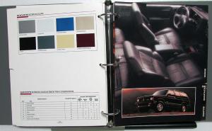 1992 Oldsmobile Dealer Album Color Chips Upholstery Toronado Cutlass Achieva