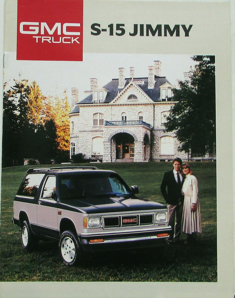 1988 GMC S-15 Jimmy Sierra Gypsy Timberline Truck Sales Brochure Original