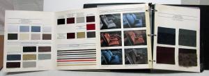 1984 Oldsmobile Dealer Album Paint Chips Upholstery Firenza Omega Cutlass Delta