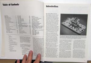 1976 Holley Carburetors & Manifolds Reference Repair Tuning Guide Book HP Books