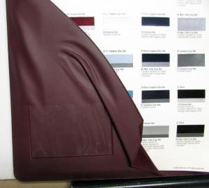 1991 Oldsmobile Dealer Album Paint Chips Upholstery Bravada Silhouette Cutlass