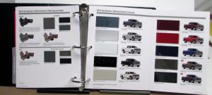 2014 Chevy Truck Dealer Album Paint Chips Upholstery Silverado Equinox Traverse