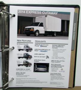 2014 Chevy Truck Dealer Album Paint Chips Upholstery Silverado Equinox Traverse