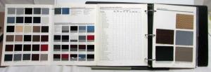 1990 Oldsmobile Dealer Album Paint Chips Upholstery Silhouette Cutlass Toronado