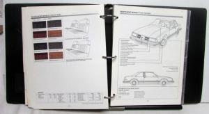 1990 Oldsmobile Dealer Album Paint Chips Upholstery Silhouette Cutlass Toronado