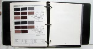 1990 Oldsmobile Dealer Album Paint Chips Upholstery Silhouette Cutlass Toronado