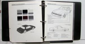 1990 Oldsmobile Dealer Album Paint Chips Upholstery Silhouette Cutlass Toronado