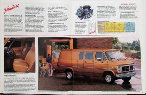 1989 GMC Vans Cab & Chassis F/C Truck Models Sales Brochure Original