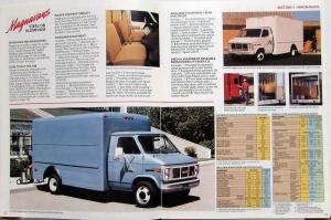 1989 GMC Vans Cab & Chassis F/C Truck Models Sales Brochure Original