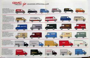 1989 GMC Vans Cab & Chassis F/C Truck Models Sales Brochure Original