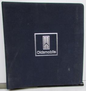 1986 Oldsmobile Dealer Album Paint Chips Upholstery Firenza Calais Cutlass