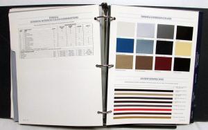 1986 Oldsmobile Dealer Album Paint Chips Upholstery Firenza Calais Cutlass