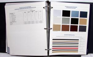 1986 Oldsmobile Dealer Album Paint Chips Upholstery Firenza Calais Cutlass