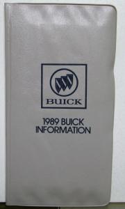 1989 Buick Selling Manual Product Selling Features Price Book LeSabre Riviera