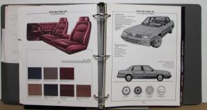 1993 Oldsmobile Dealer Album Paint Chips Upholstery Achieva Cutlass Silhouette