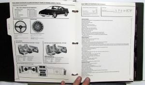 1986 Pontiac Dealers Album Paint Chips Upholstery Fiero Firebird Grand Am