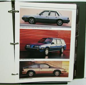 1986 Pontiac Dealers Album Paint Chips Upholstery Fiero Firebird Grand Am