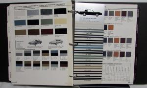 1986 Pontiac Dealers Album Paint Chips Upholstery Fiero Firebird Grand Am