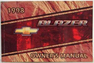 1998 Chevrolet Blazer Truck Owners Manual