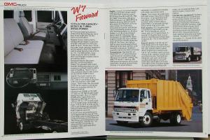 1989 GMC W 4 5 6 7 7HV 7T Series Forward Truck Sales Brochure Original