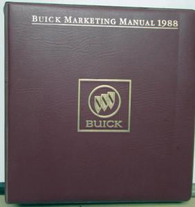 1988 Buick Dealers Album Paint Chips Upholstery Skyhawk Skylark LeSabre Riviera