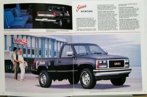 1989 GMC Sierra Pickup Truck CANADIAN Sales Brochure Original