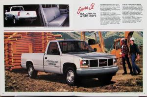 1989 GMC Sierra Pickup Truck CANADIAN Sales Brochure Original