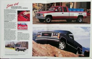 1989 GMC Sierra Pickup Truck CANADIAN Sales Brochure Original