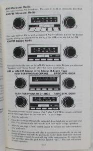 1980 Chevrolet Malibu Owners Manual