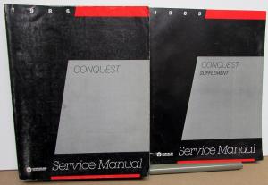 1985 Dodge Conquest Dealer Service Shop Repair Manual With Supplement