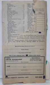 1978 Chevrolet Chevelle Monte Carlo Owners Operators Manual