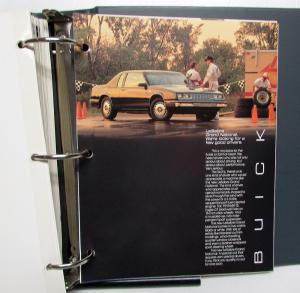 1986 Buick Dealer Album Paint Upholstery Riviera Century Regal Grand National